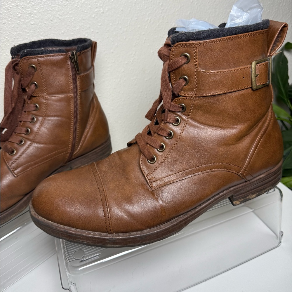 Others Follow Tan Leather Men's Boots - Picture 5 of 7